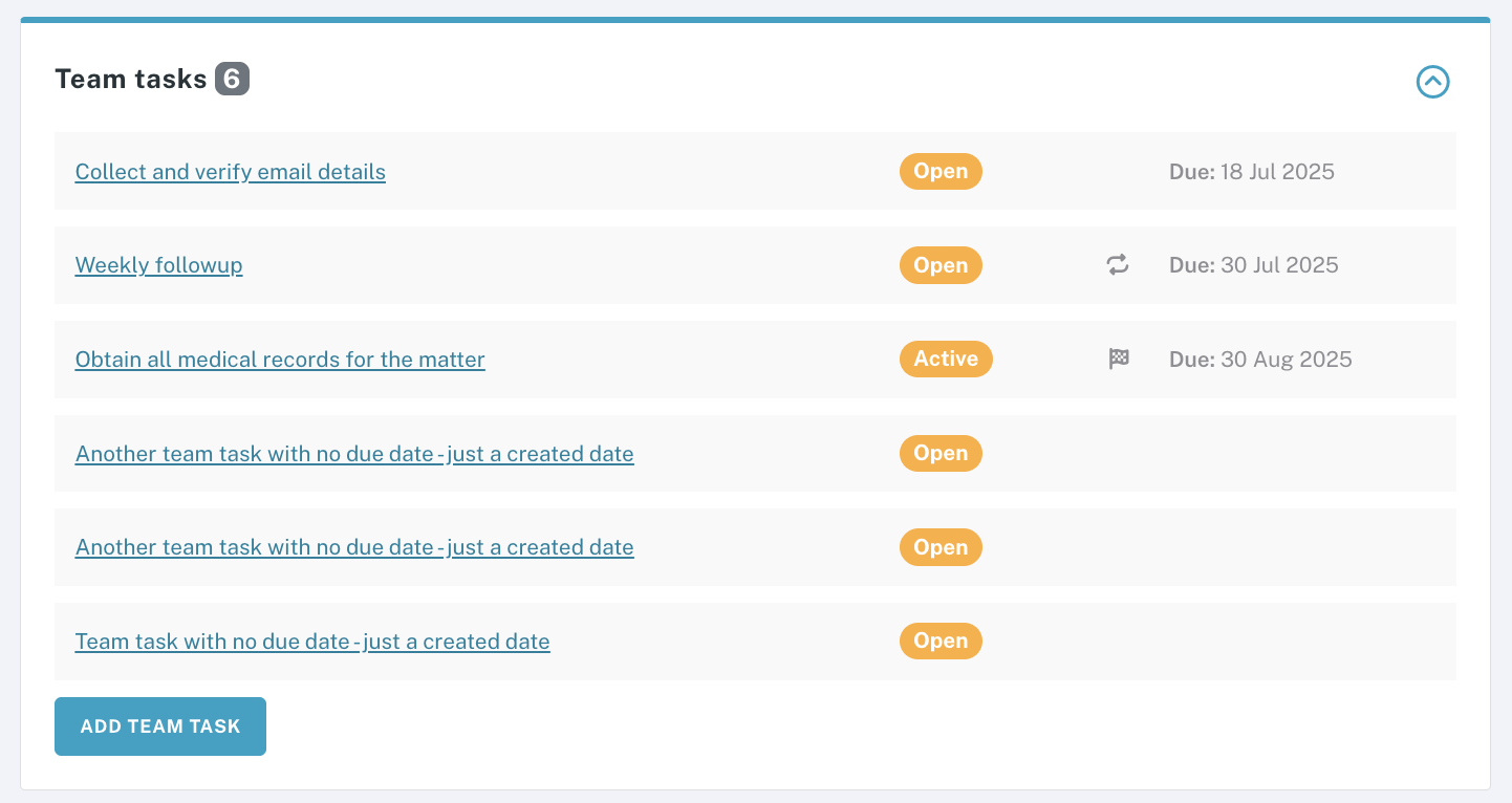 Task Slide Panel