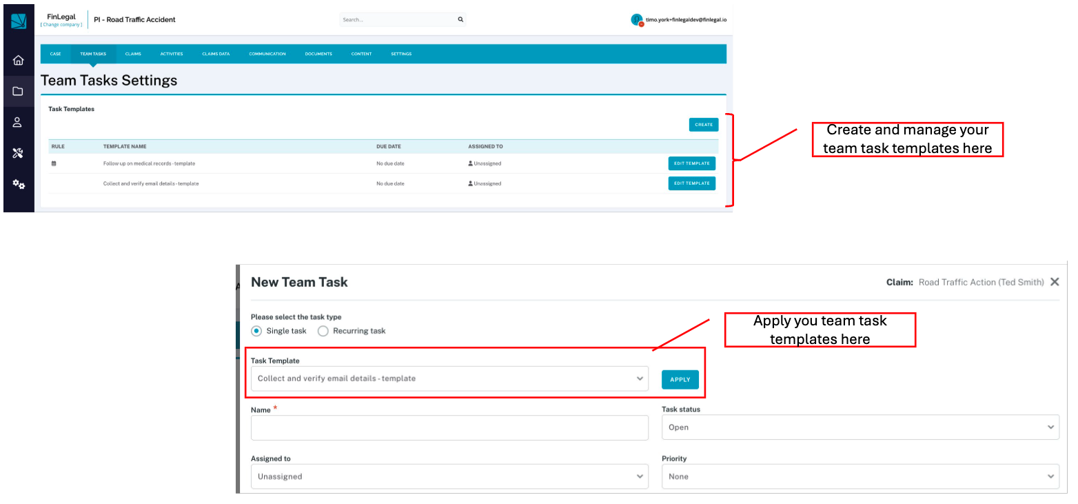Task Templates