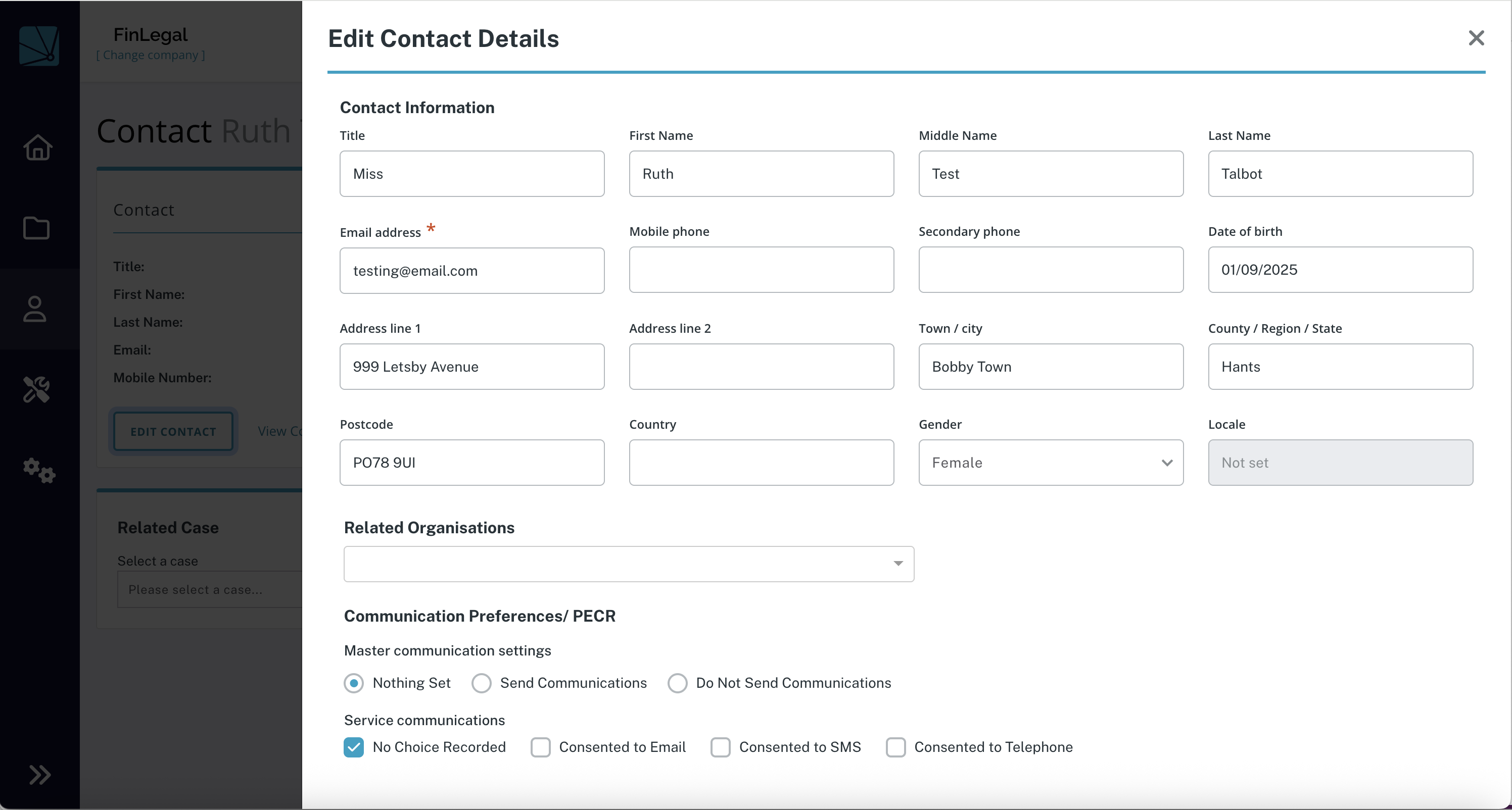 Contact Page
