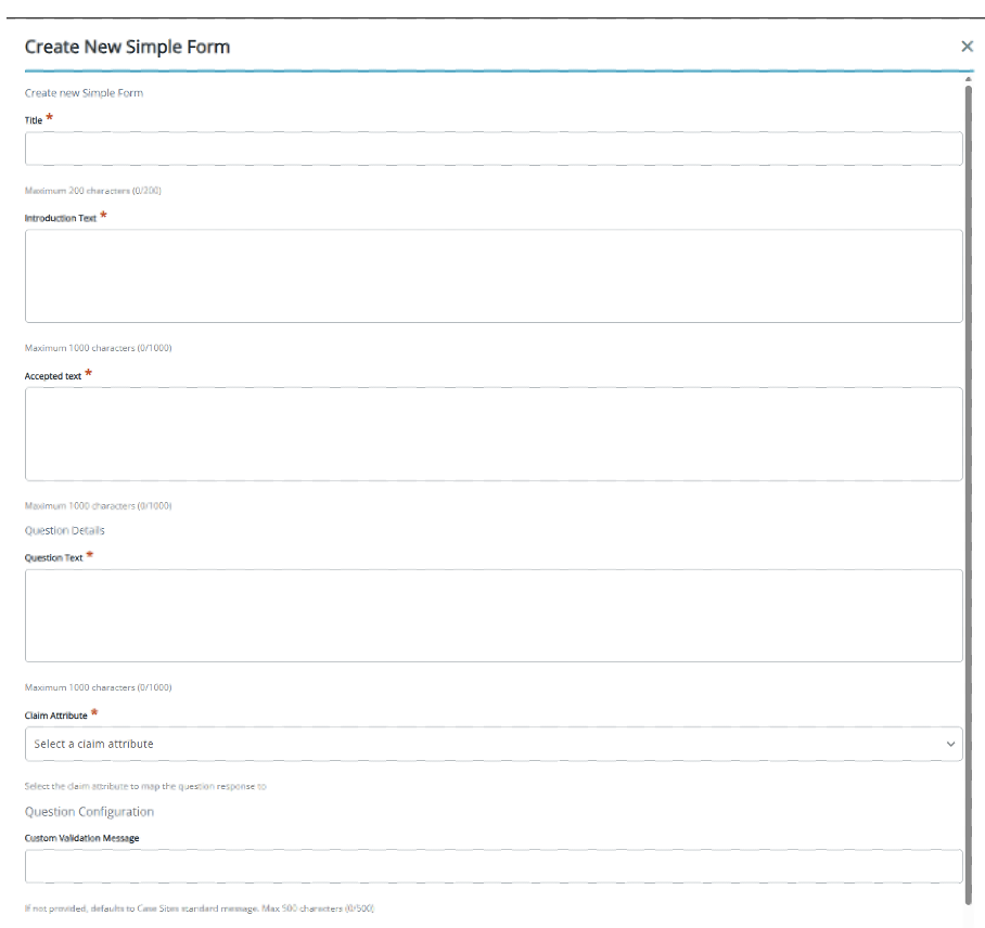 View Simple Forms