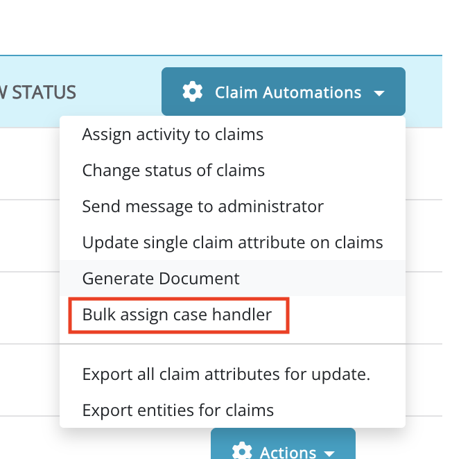 Claim Automations
